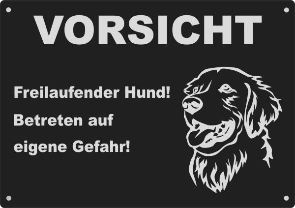 Golden Retriever | Aluminium Warnschild